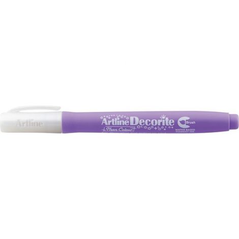 Marker Toma Artline Decorite Brush, Fioletowy Neon - 2